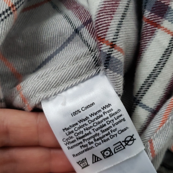 Eddie Bauer Men's TXL Flannel Button up shirt - Picture 7 of 7